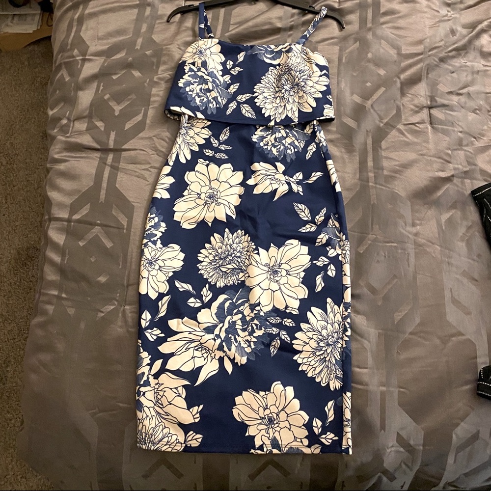 Mini floral dress